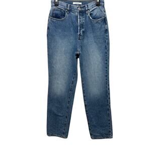 PASCUN Jeans Womens Size 27 Blue Dad Jean Button Fly